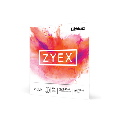 D'ADDARIO ZYEX VIOLIN STRING E 4/4 MEDIUM TENSION