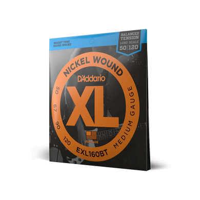 D'ADDARIO EXL160BT XL NICKEL WOUND BALANCED TENSION BASS MEDIUM (50-120)