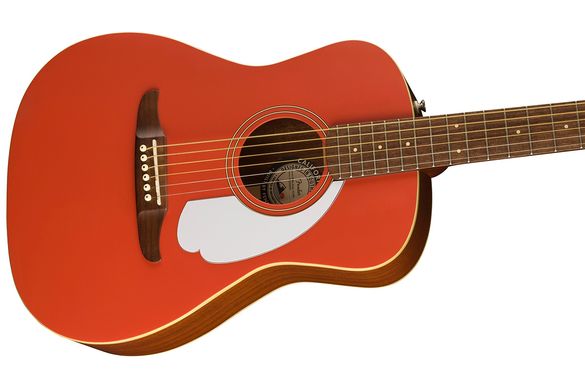 Электроакустическая гитара FENDER MALIBU PLAYER FIESTA RED WN