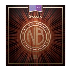D`ADDARIO NB1152 NICKEL BRONZE CUSTOM LIGHT 11-52