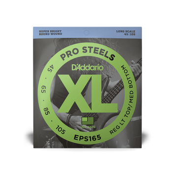 D'ADDARIO EPS165 XL PROSTEELS REG LIGHT TOP / MED BOTTOM (45-105)