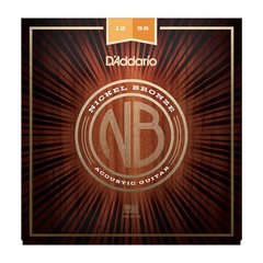 D`ADDARIO NB1256 NICKEL BRONZE LIGHT TOP / MEDIUM BOTTOM 12-56