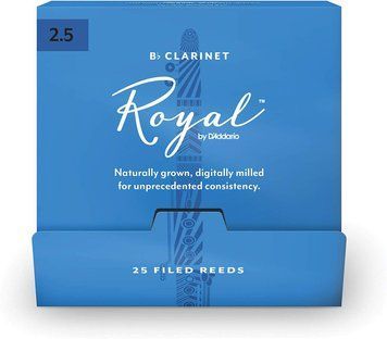 D`ADDARIO RCB0125-B25 Royal by D'Addario - Bb Clarinet #2.5 - 25 box