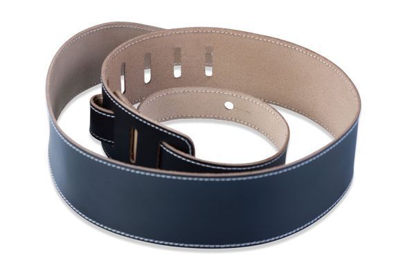 LEVY'S DM17-BLK TOP GRAIN SERIES GUITAR STRAP (Black)