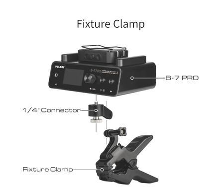 NUX B-7Pro( plus Fixture Clamp)