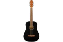 Акустическая гитара FENDER FA-15 STEEL 3/4 BLACK WN w/BAG