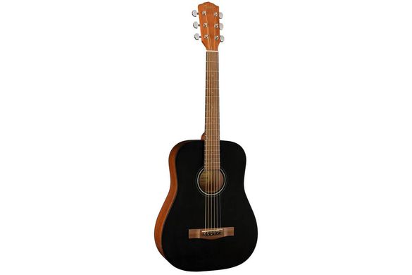 Акустическая гитара FENDER FA-15 STEEL 3/4 BLACK WN w/BAG