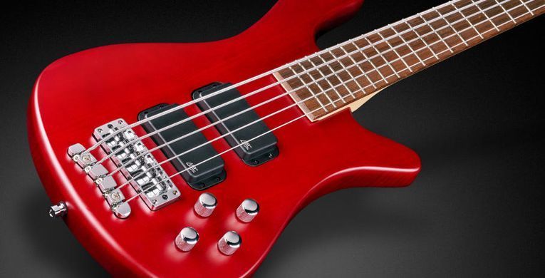 WARWICK ROCKBASS STREAMER STANDARD, 5-STRING (BURGUNDY RED TRANSPARENT SATIN)