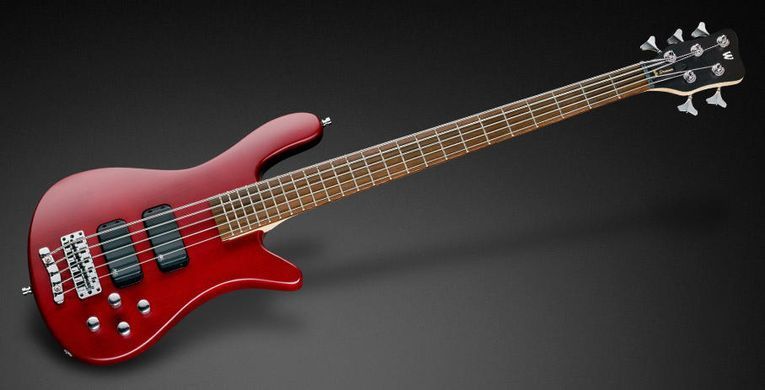 WARWICK ROCKBASS STREAMER STANDARD, 5-STRING (BURGUNDY RED TRANSPARENT SATIN)